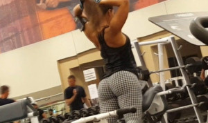 Big Booty at Gym