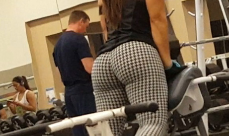 Big Booty at Gym